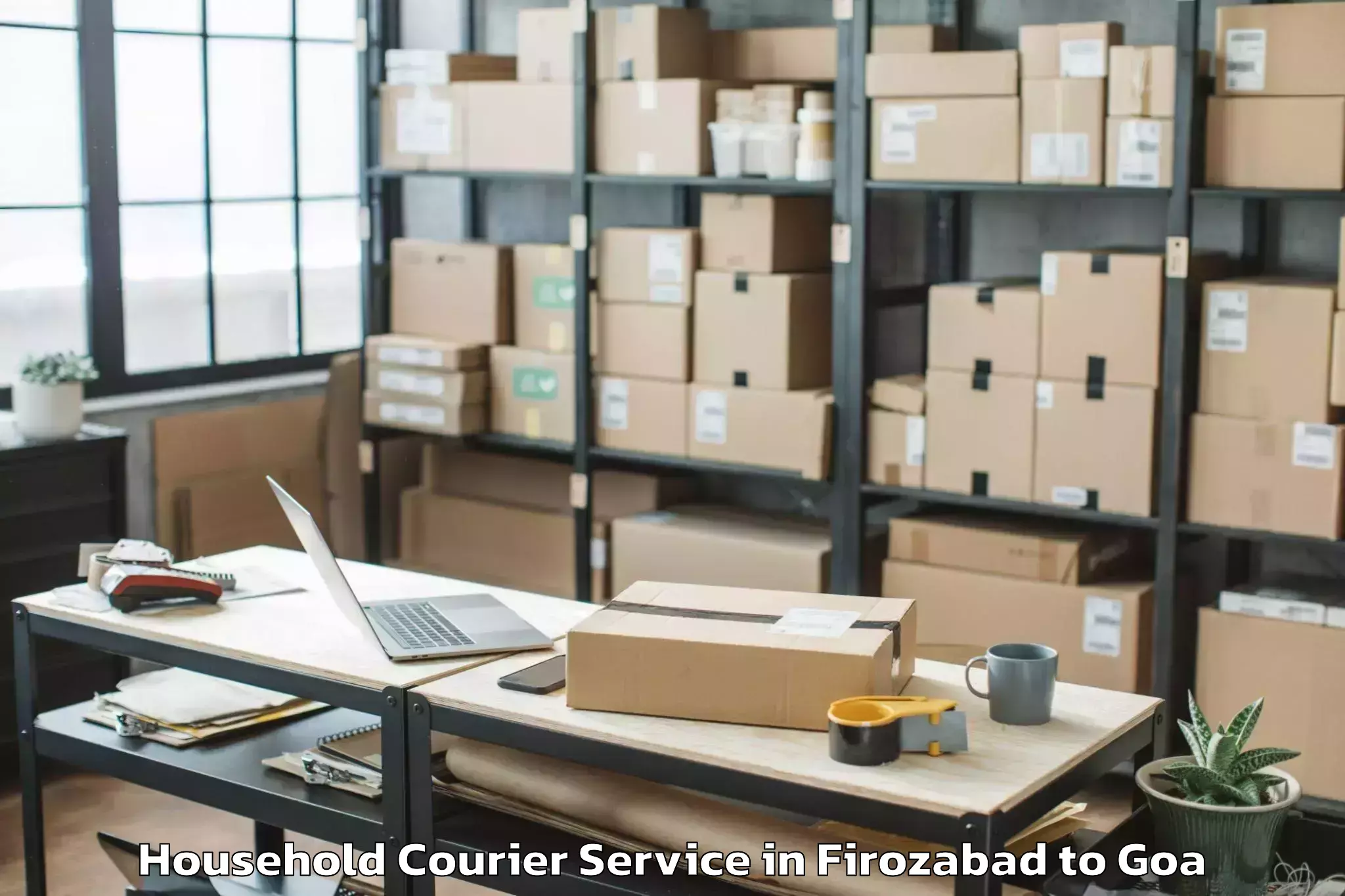 Professional Firozabad to Panjim Household Courier